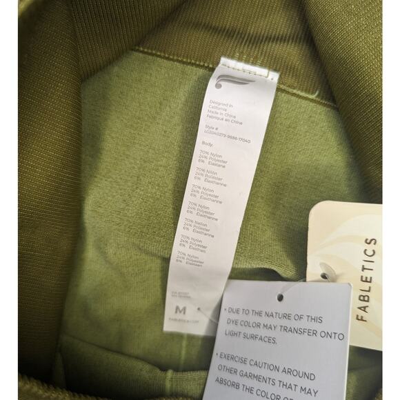 NWT Fabletics High Waisted Seamless Check Legging in Thyme/Cool Mint Size M - Picture 6 of 8